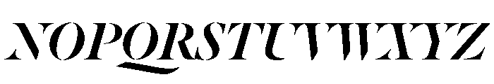 Dala Floda Italic No 2 Font UPPERCASE