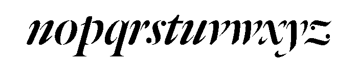 Dala Floda Italic No 2 Font LOWERCASE