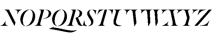 Dala Floda Italic Font UPPERCASE