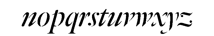 Dala Floda Italic Font LOWERCASE
