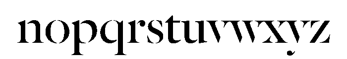 Dala Floda Roman Font LOWERCASE