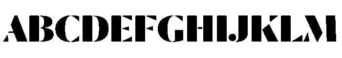 Dala Moa Black Font UPPERCASE