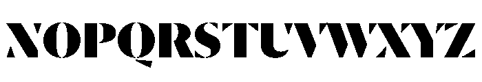 Dala Moa Black Font UPPERCASE