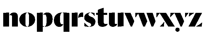 Dala Moa Black Font LOWERCASE