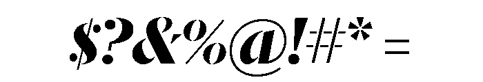 Dala Moa Bold Italic Font OTHER CHARS