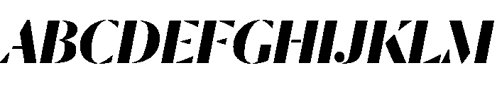 Dala Moa Bold Italic Font UPPERCASE