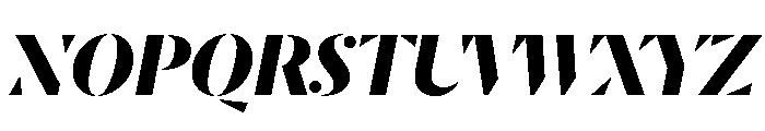Dala Moa Bold Italic Font UPPERCASE