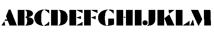 Dala Moa Fat Font UPPERCASE