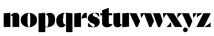 Dala Moa Fat Font LOWERCASE