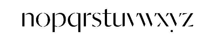 Dala Moa Light Font LOWERCASE
