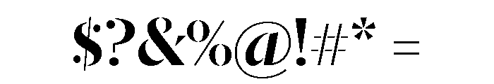 Dala Moa Medium Font OTHER CHARS