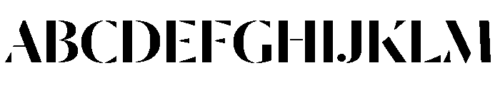 Dala Moa Medium Font UPPERCASE