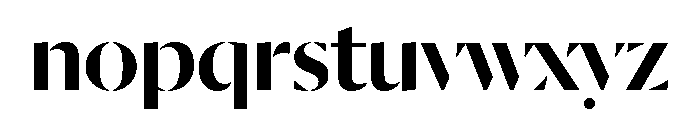 Dala Moa Medium Font LOWERCASE