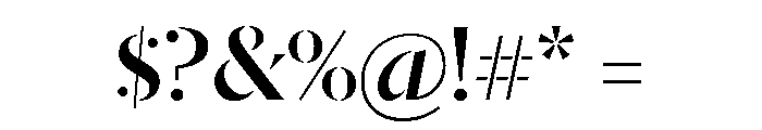 Dala Moa Regular No 2 Font OTHER CHARS