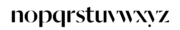 Dala Moa Regular No 2 Font LOWERCASE