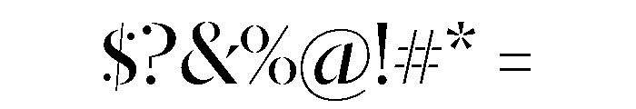 Dala Moa Regular Font OTHER CHARS