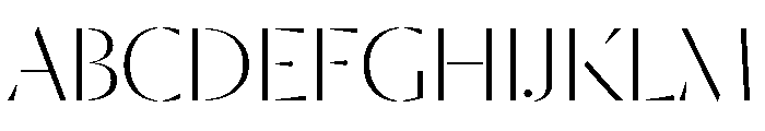 Dala Moa Thin Font UPPERCASE