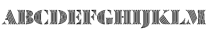 Dala Prisma Fat Font UPPERCASE