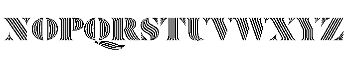 Dala Prisma Fat Font UPPERCASE