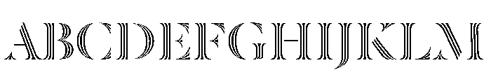 Dala Prisma Roman Font UPPERCASE
