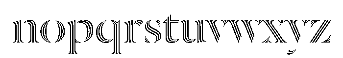 Dala Prisma Roman Font LOWERCASE