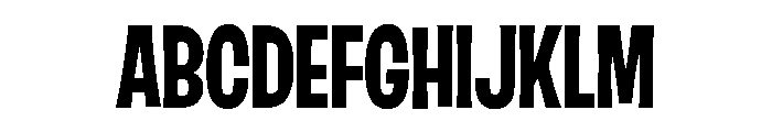 Damico Gothic Damico Gothic Condensed Bold Font UPPERCASE
