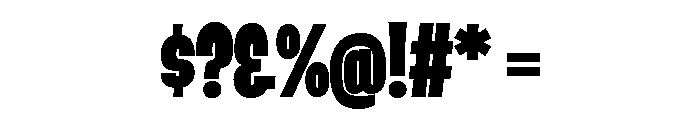 Damico Gothic Damico Gothic Condensed Heavy Font OTHER CHARS