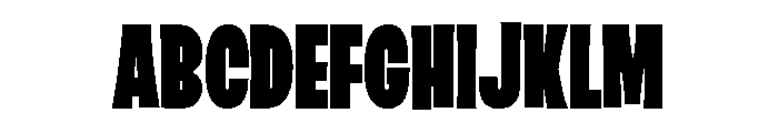 Damico Gothic Damico Gothic Condensed Heavy Font UPPERCASE