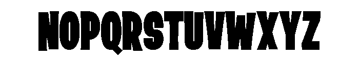 Damico Gothic Damico Gothic Condensed Heavy Font UPPERCASE