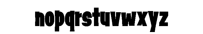 Damico Gothic Damico Gothic Condensed Heavy Font LOWERCASE