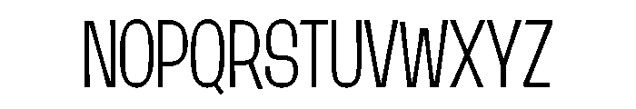 Damico Gothic Damico Gothic Condensed Light Font UPPERCASE