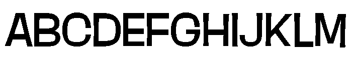 Damico Gothic Damico Gothic Extended Regular Font UPPERCASE