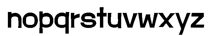 Damico Gothic Damico Gothic Extended Regular Font LOWERCASE