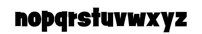 Damico Gothic Damico Gothic Heavy Font LOWERCASE