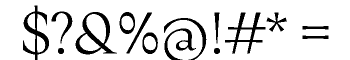 Damocles Regular Font OTHER CHARS