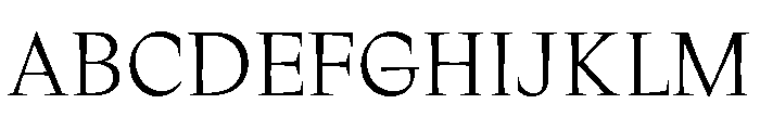 Damocles Regular Font UPPERCASE