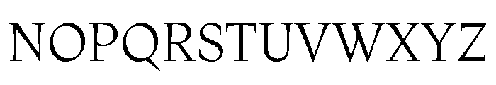 Damocles Regular Font UPPERCASE