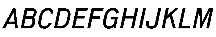 Darbee Legend Medium Italic Font UPPERCASE