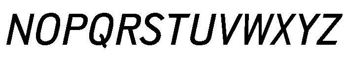 Darbee Legend Medium Italic Font UPPERCASE