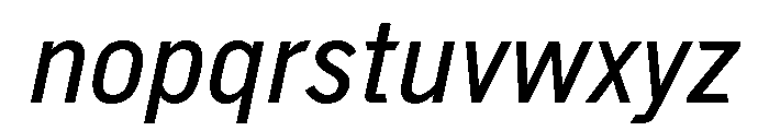 Darbee Legend Medium Italic Font LOWERCASE