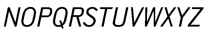 Darbee Legend Regular Italic Font UPPERCASE