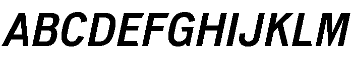 Darbee Legend Semi Bold Italic Font UPPERCASE