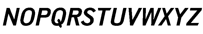 Darbee Legend Semi Bold Italic Font UPPERCASE