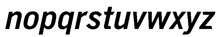 Darbee Legend Semi Bold Italic Font LOWERCASE