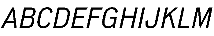Darbee Legend Variable Italic Font UPPERCASE