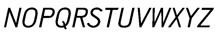 Darbee Legend Variable Italic Font UPPERCASE