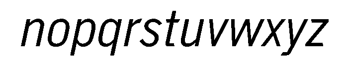 Darbee Legend Variable Italic Font LOWERCASE