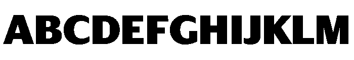 Darby Sans Black Font UPPERCASE