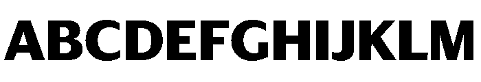 Darby Sans Bold Font UPPERCASE