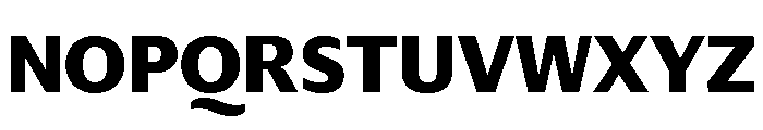 Darby Sans Bold Font UPPERCASE
